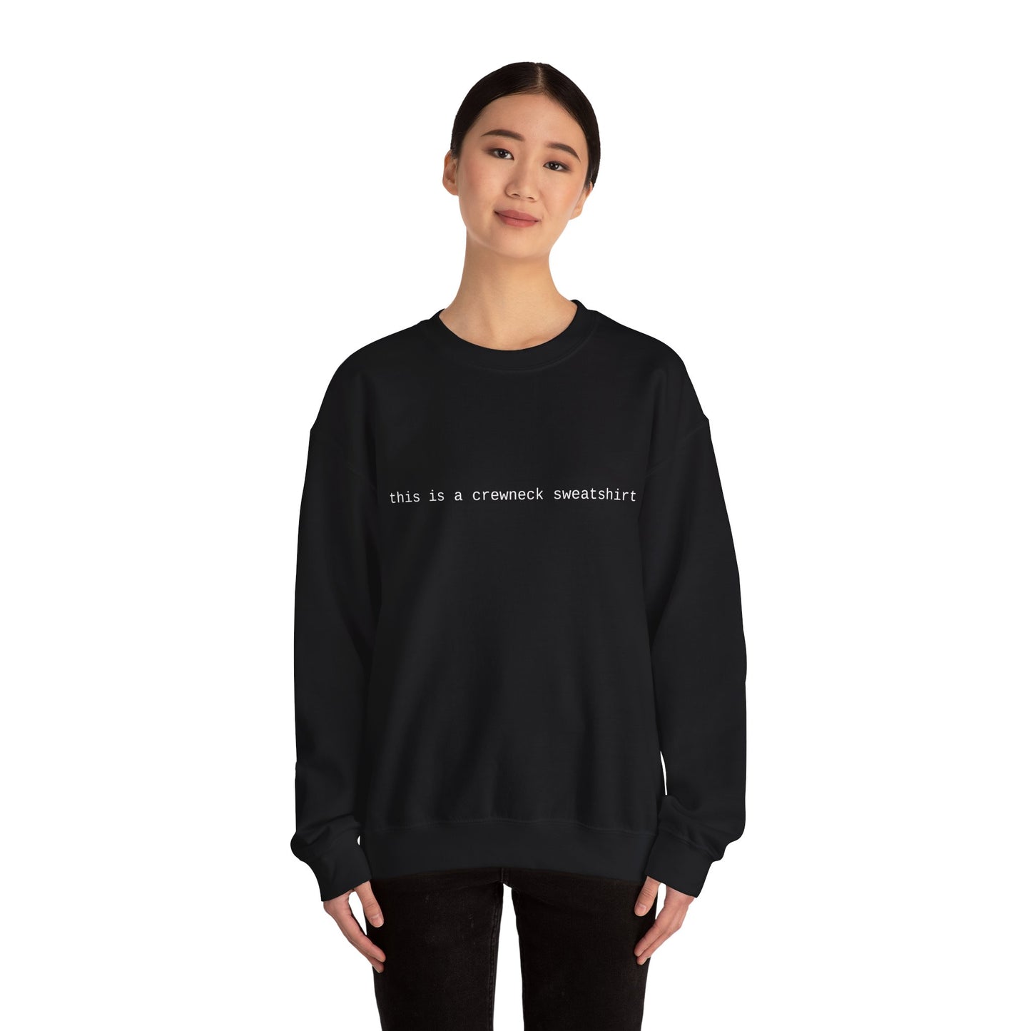 this is a crewneck sweatshirt