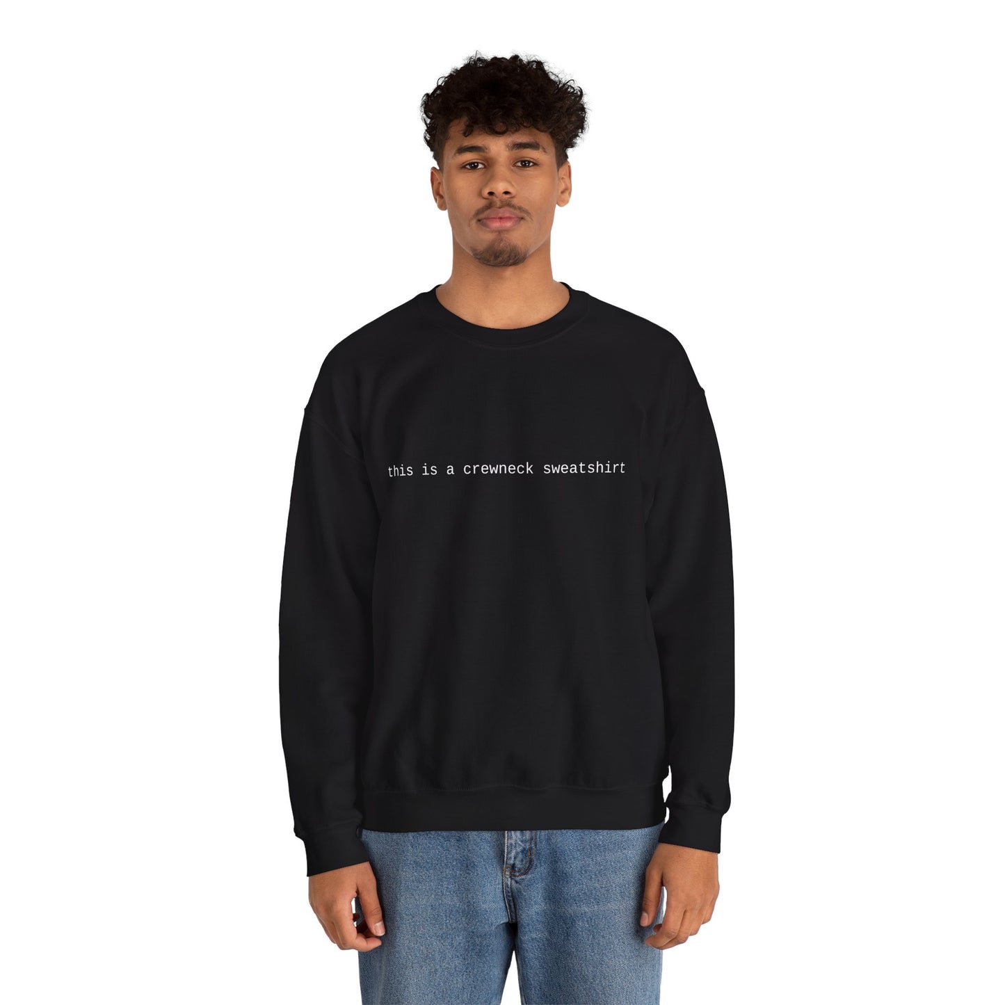this is a crewneck sweatshirt